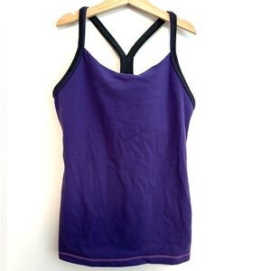 Lululemon Tank Purple/Multi Size 8